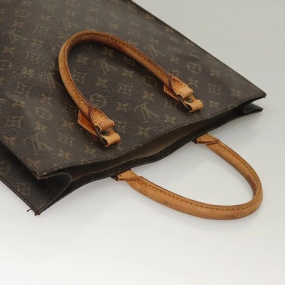 LOUIS VUITTON Monogram Sac Plat Hand Bag M51140 LV Auth 135616 - Picture 7 of 16